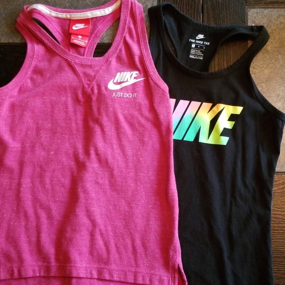 Nike girls tank tops